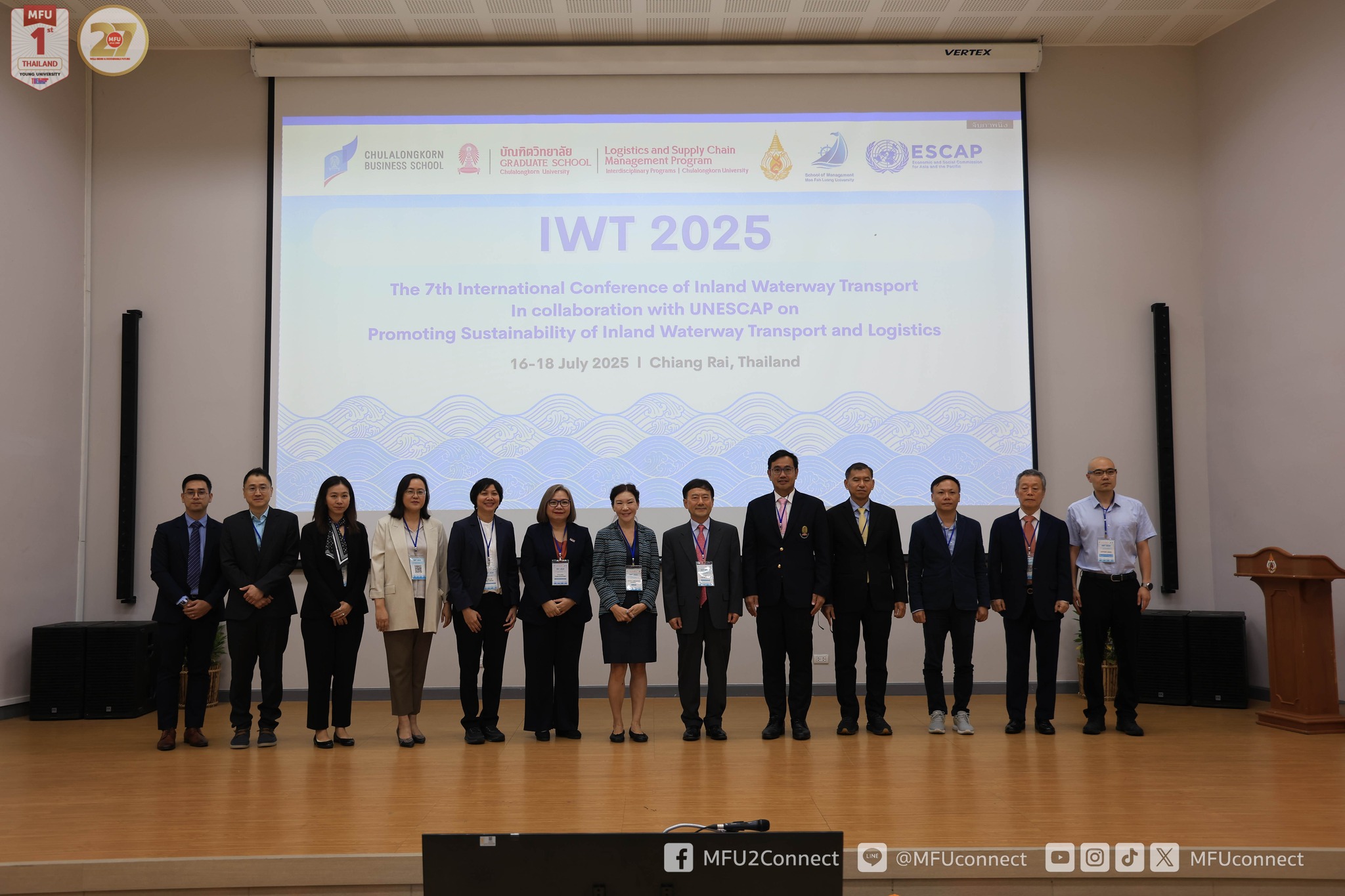 MFU Co-Hosts IWT 2025: Advancing Inland Waterway Transport and Logistics toward the Regional Sustainability