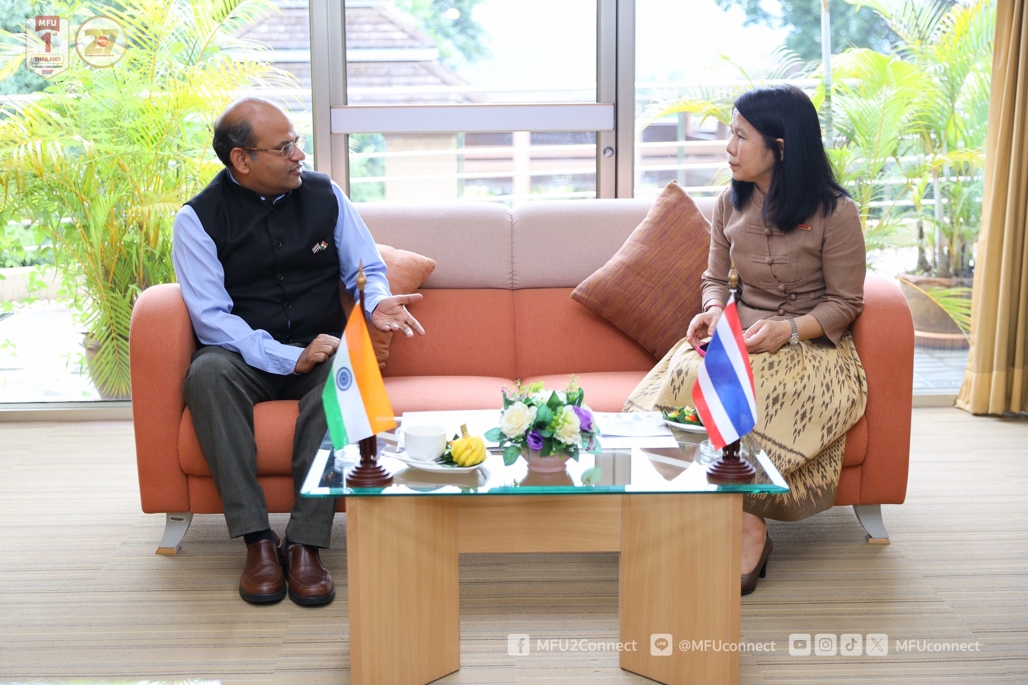 MFU Welcomes Consulate General of India in Chiang Mai to Explore Academic Collaboration